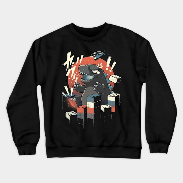 Chibi Kaiju pain Crewneck Sweatshirt by BlancaVidal